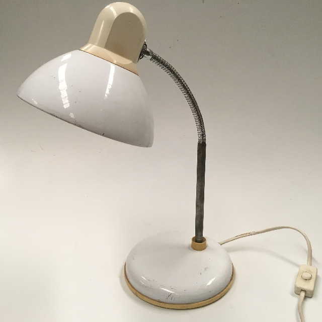 LAMP, Desk or Bedside Light - Small White